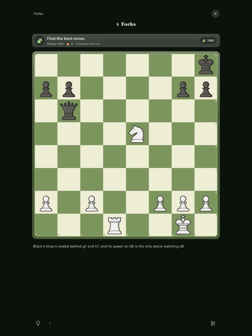 A rated puzzle on iPad