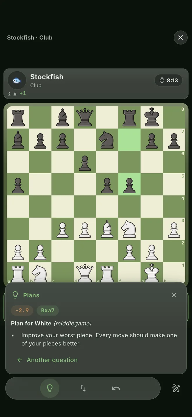 A hint about the plan for White